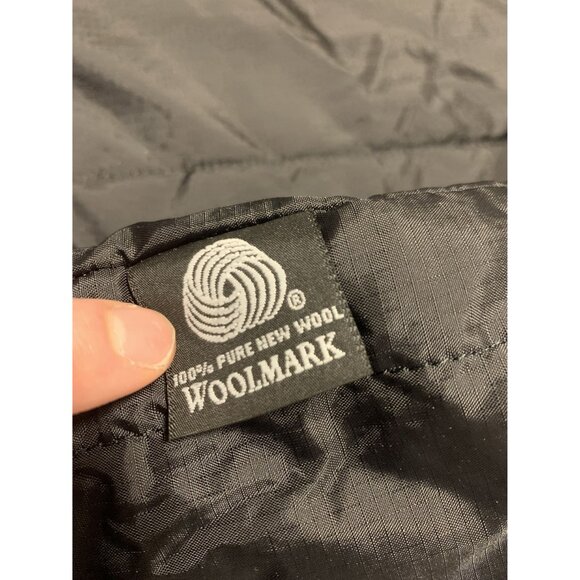 Alfani 100% Wool Full Zip Black Coat Jacket Size XL - Picture 5 of 9